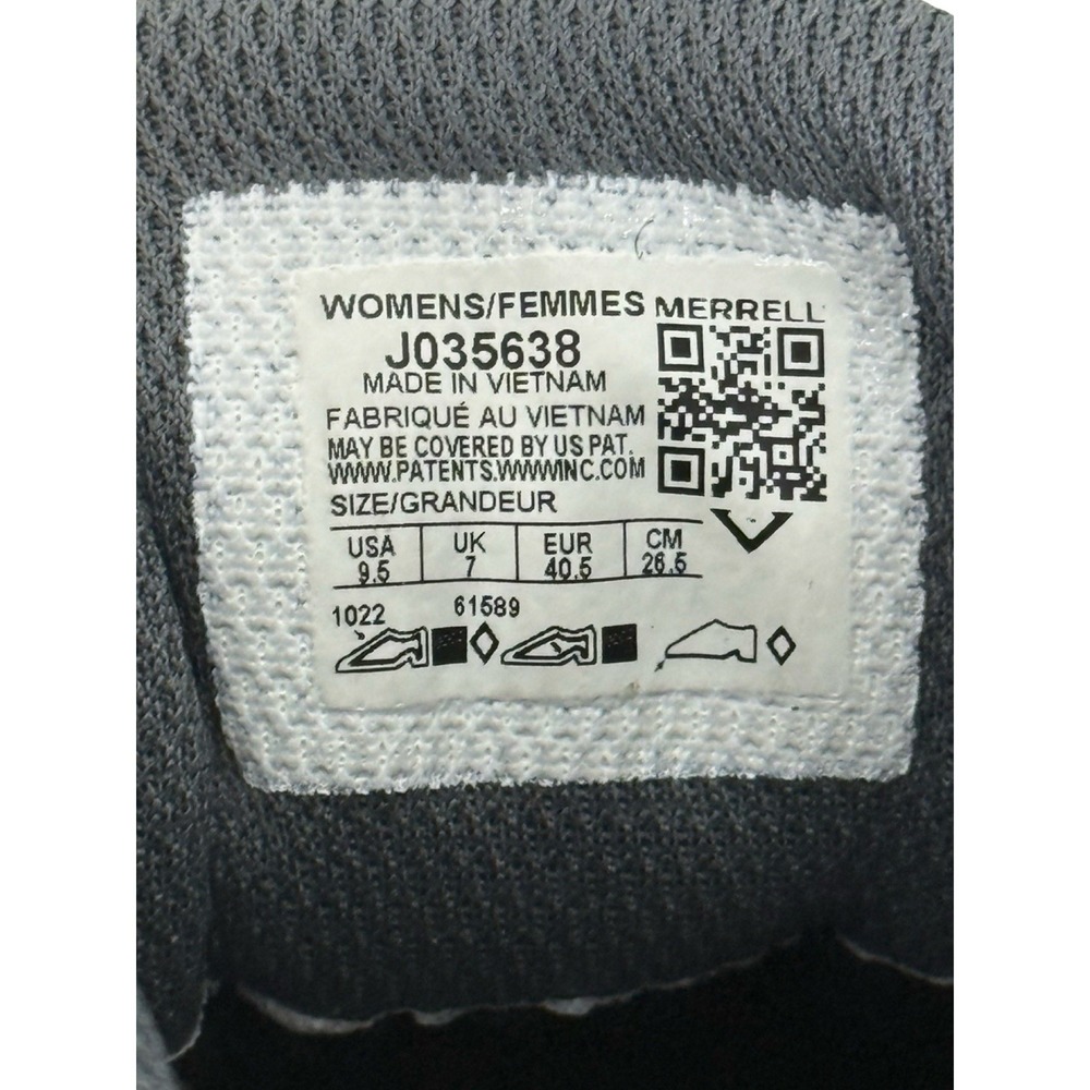 Merrell Antora 2 Womens Shoes 9.5 Gray Gore Tex Waterproof Invisible Fit Trail - Picture 11 of 12
